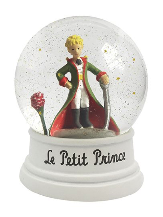 Boule à neige Petit Prince et la Rose chez Souvenirsdelyon.com