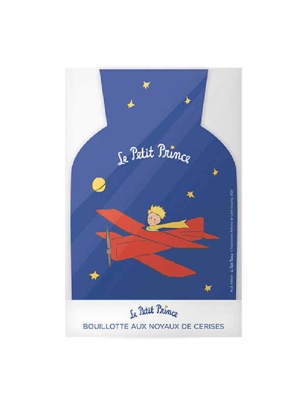 Hot water bottle with cherry stones the Little Prince aviator on Souvenirsdelyon.com