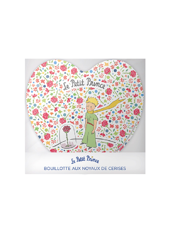 Bouillotte coeur noyaux de cerises le Petit Prince liberty chez Souvenirsdelyon.com