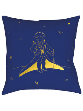 Coussin garni le Petit Prince cape chez Souvenirsdelyon.com