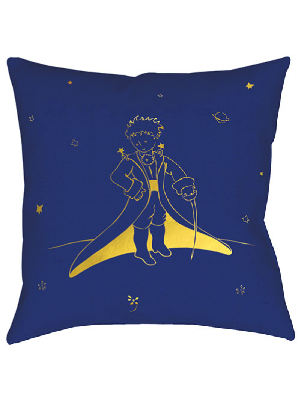 Coussin garni le Petit Prince cape chez Souvenirsdelyon.com