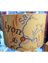 Lampe Lyon Géographie Zaralobo chez Souvenirsdelyon.com