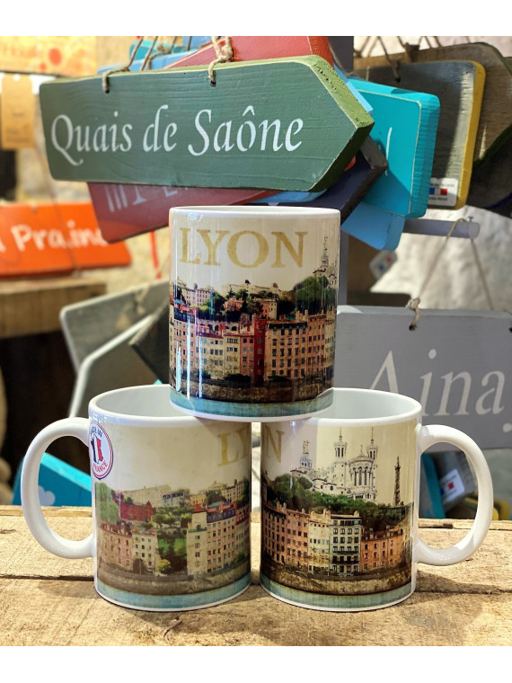 Mug Lyon vintage chez Souvenirsdelyon.com