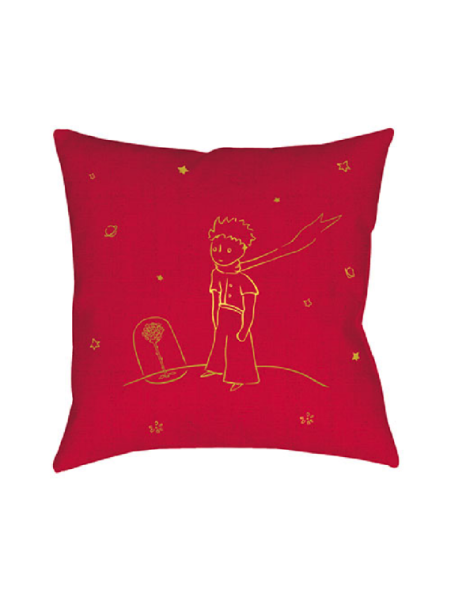 Cushion filled with the Little Prince and the rose Souvenirsdelyon.com