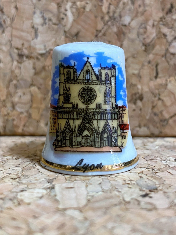 Collection thimble Lyon Saint Jean Cathedral Souvenirsdelyon.Com