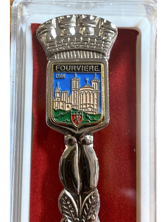 Cuillère de collection Lyon Basilique de Fourvière chez Souvenirsdelyon.Com