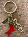 Porte-clés Lyon Onlylyon or chez Souvenirsdelyon.com
