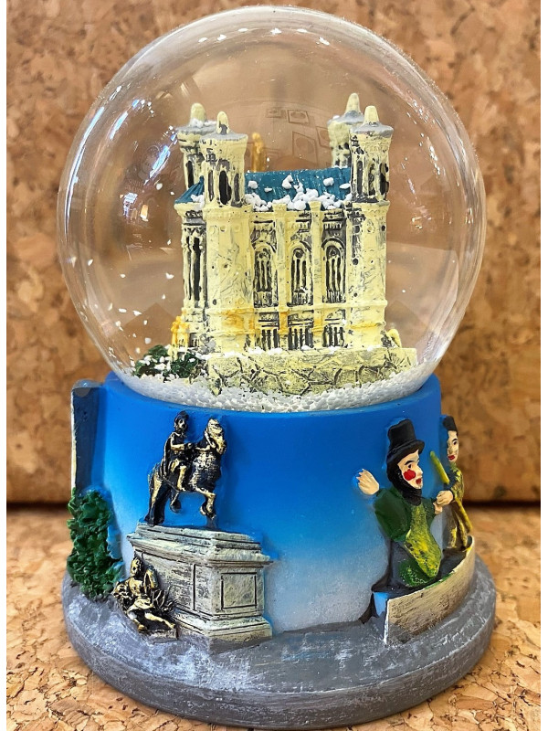 Boule à neige Lyon Fourvière 4 grande chez Souvenirsdelyon.com