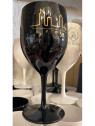Lyon wine glasses Jo&Mo - black on Souvenirsdelyon.Com
