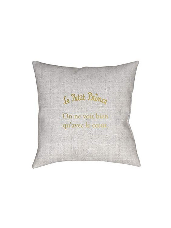 Coussin le Petit Prince et le renard 40x40