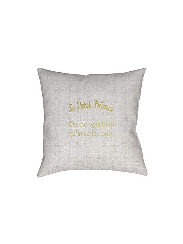 Coussin le Petit Prince et le renard 40x40