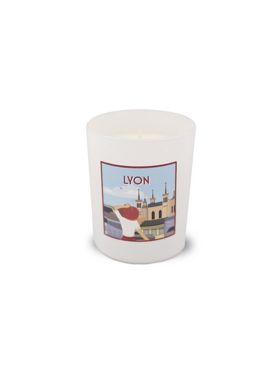 Bougie Lyon naturelle parfumée chez Souvenirsdelyon.Com