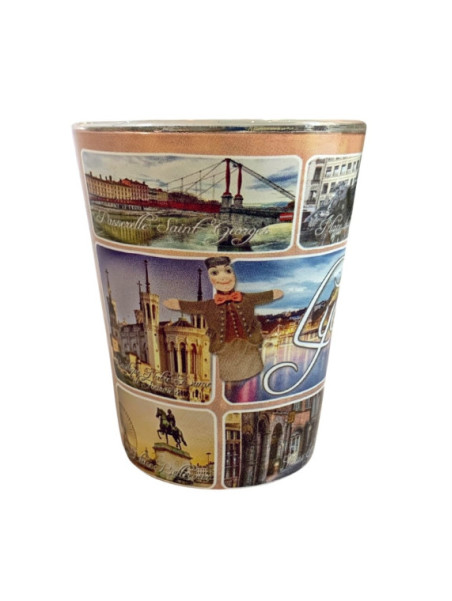 Verre à shooter lyon multivues chez Souvenirsdelyon.com