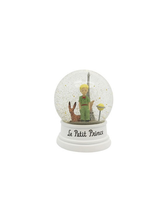 Boule à neige Le Petit Prince, le renard et la tour Eiffel chez Souvenirsdelyon.com