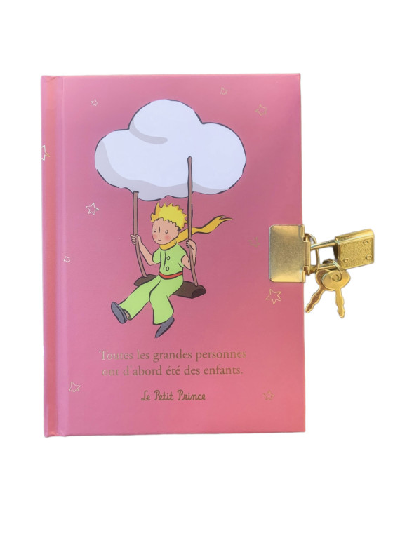 Carnet secret A6 le Petit Prince rose chez Souvenirsdelyon.com