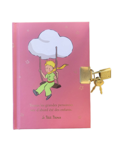 Carnet secret A6 le Petit Prince rose chez Souvenirsdelyon.com