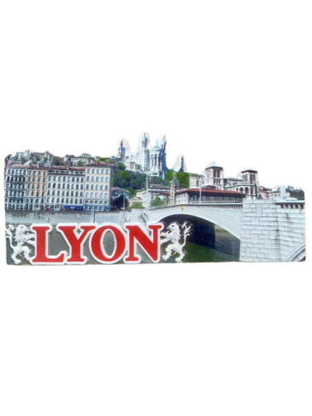 Magnet Lyon vue sur le Vieux-Lyon chez Souvenirsdelyon.com