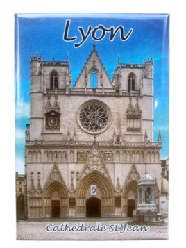 Magnet Lyon Lyon Cathédrale Saint Jean chez Souvenirsdelyon.com