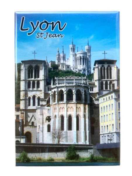 Magnet Lyon Lyon Cathédrale Saint Jean chez Souvenirsdelyon.com