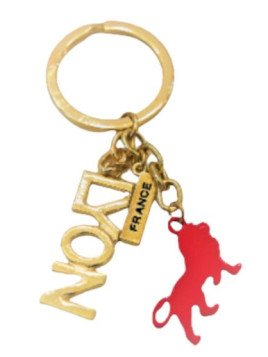 Porte-clés Lyon Onlylyon or chez Souvenirsdelyon.com
