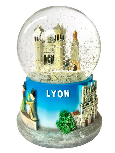 Boule à neige Lyon Fourvière 5 grande chez Souvenirsdelyon.com
