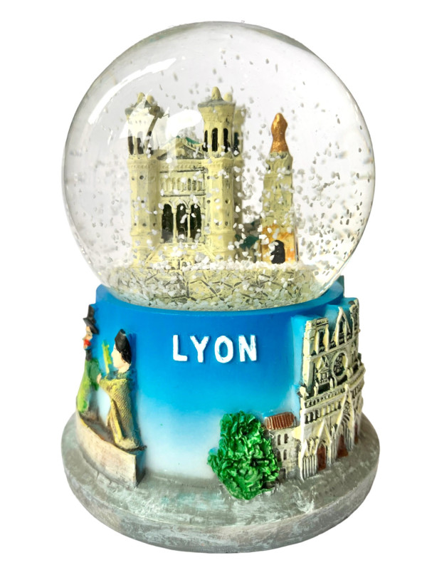Lyon Fourvière snow globe  5 Souvenirsdelyon.Com