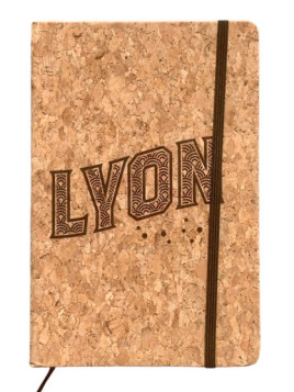 Notebook Lyon stars cork A5 souvenirsdelyon.com