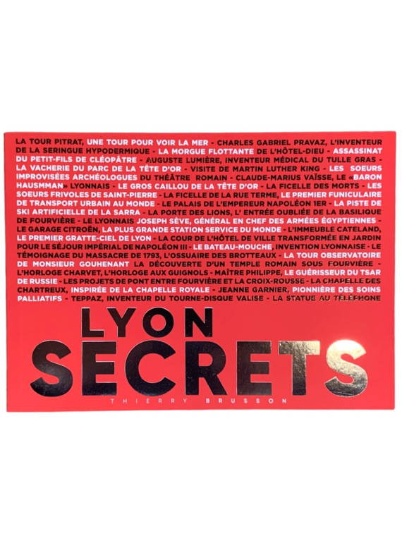 Livre Lyon Secrets  chez Souvenirsdelyon.com