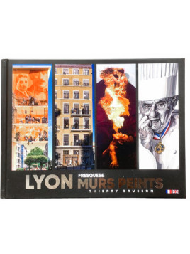 Livre Lyon Fresques et Murs Peints Thierry Brusson chez Souvenirsdelyon.com