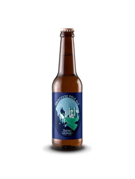 Bière Georges PRINCESSE PALE ALE chez souvenirsdelyon.com