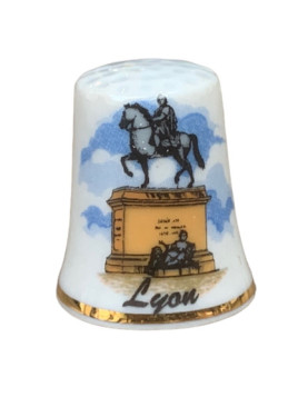 Dé à coudre de collection Lyon Bellecour