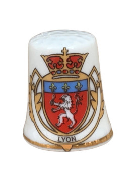 Dé à coudre de collection Lyon emblème chez souvenirsdelyon.Com