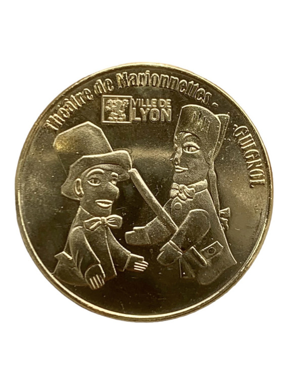 Medal Souvenirs of Lyon Basilica of Fourvière / Guignol Theater souvenirsdelyon.com