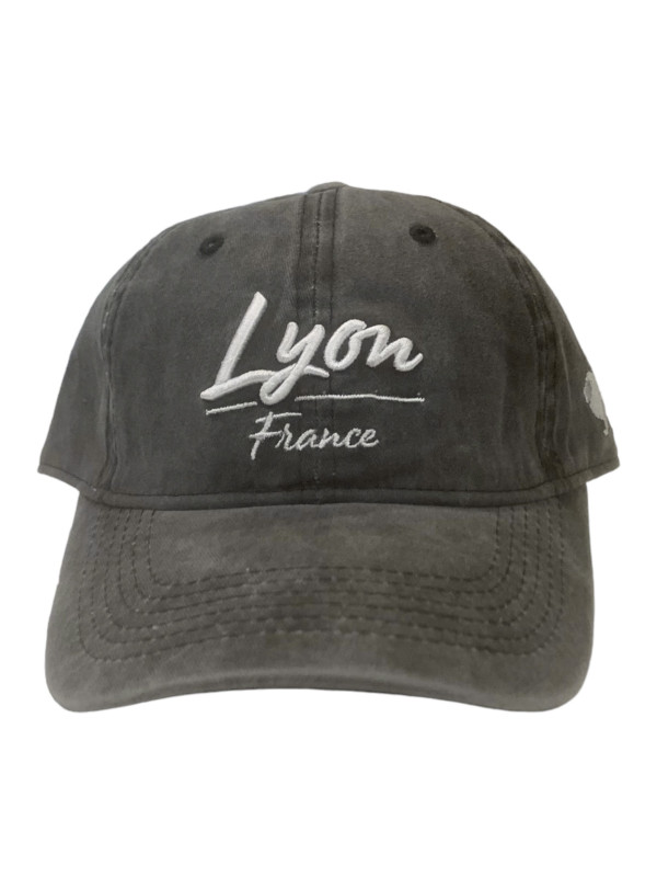 Casquette Lyon grise chez Souvenirsdelyon.Com