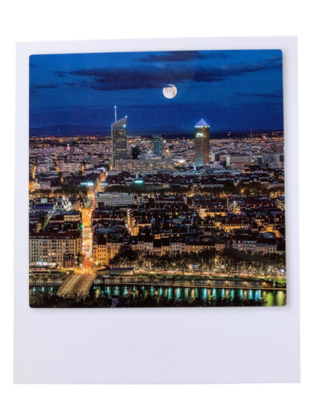 Polaroid Postcard - Part Dieu souvenirsdelyon.com