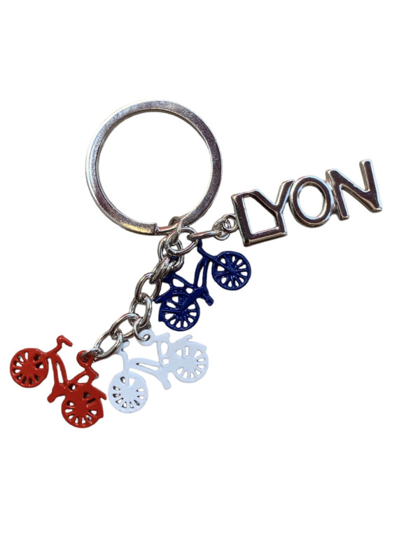 Lyon bycicle key ring Souvenirsdelyon.com