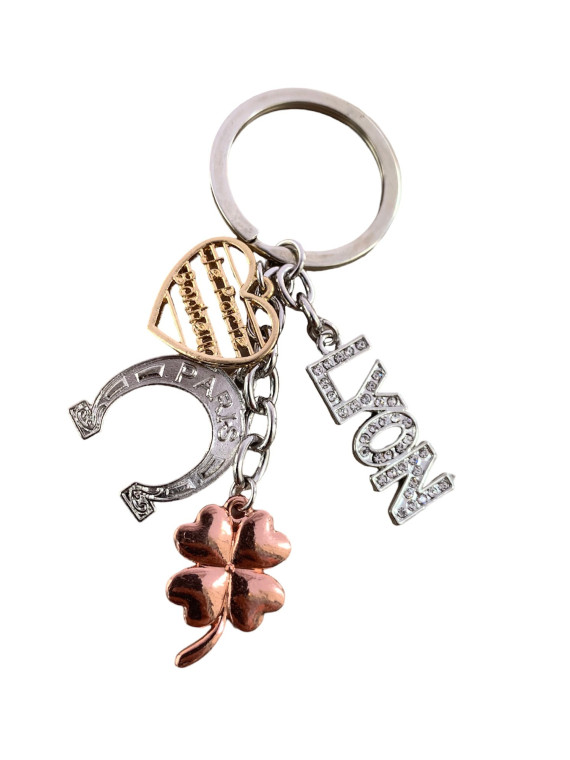 Porte-clés Lyon lucky chance chez Souvenirsdelyon.com