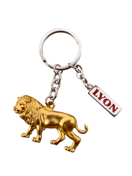 Porte-clés Lyon Lion Doré chez Souvenirsdelyon.com