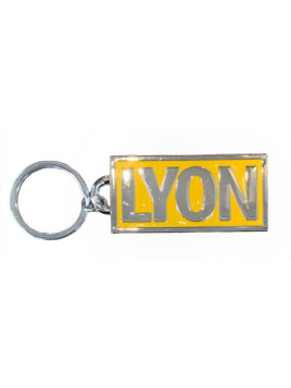Porte-clés Lyon rectangulaire chez Souvenirsdelyon.com