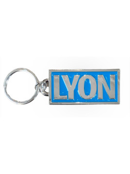 Porte-clés Lyon rectangulaire chez Souvenirsdelyon.com