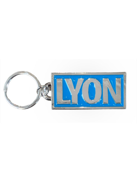Porte-clés Lyon rectangulaire chez Souvenirsdelyon.com