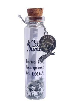 Wish bottle le Petit Prince breloque portrait chez Souvenirsdelyon.com