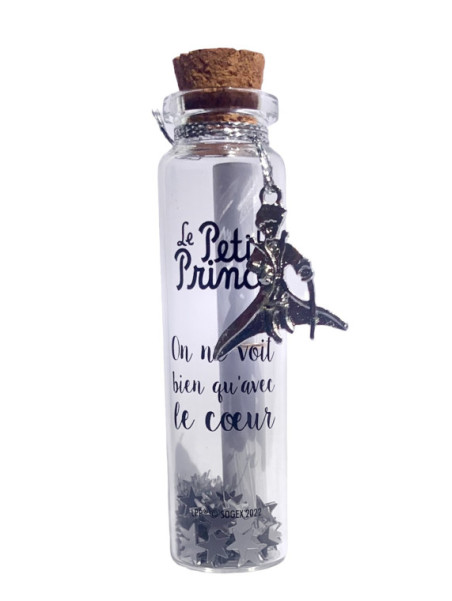 Wish bottle le Petit Prince breloque portrait chez Souvenirsdelyon.com