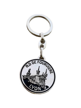 Key ring Lyon Notre Dame de Fourvière chez souvenirsdelyon.com
