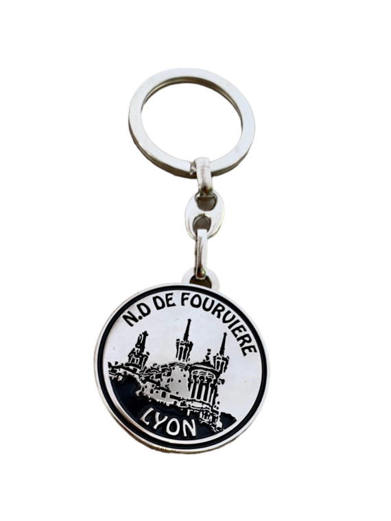 Key ring Lyon Notre Dame de Fourvière chez souvenirsdelyon.com