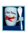 The Little Prince aviator mug with spoon at SouvenirsdeLyon.com