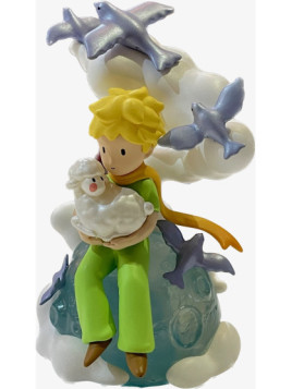 Figurine Le Petit Prince et le mouton sur la planète chez souvenirsdelyon.com