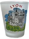 Verre à shooter Emblème Lyon et Fourvière chez Souvenirsdelyon.com