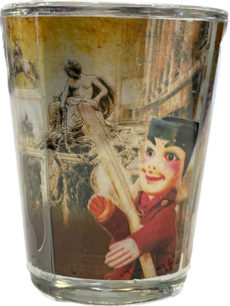 Verre à shooter Lyon Guignol chez Souvenirsdelyon.com