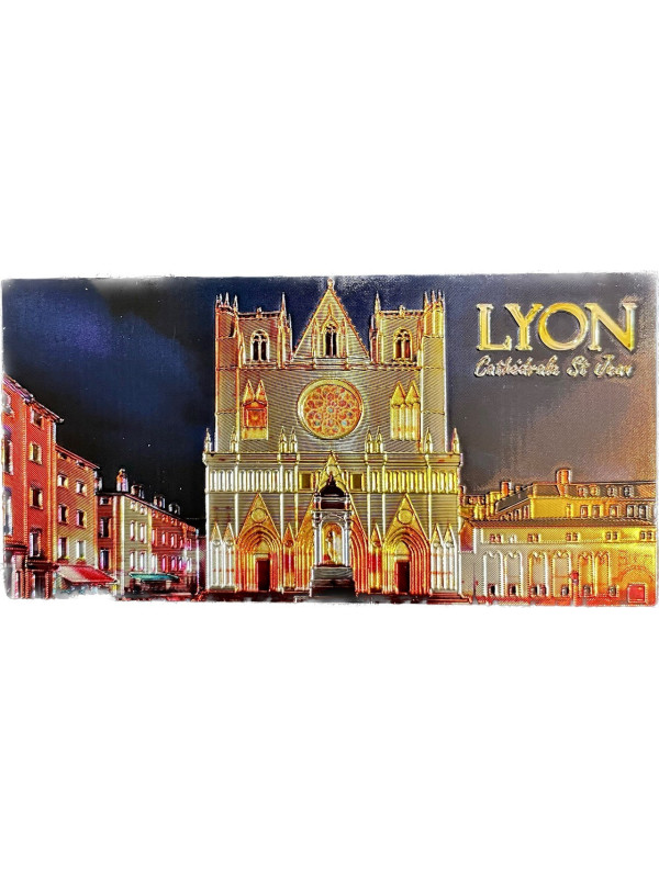 Magnet Lyon Cathédrale Saint Jean chez souvenirsdelyon.com